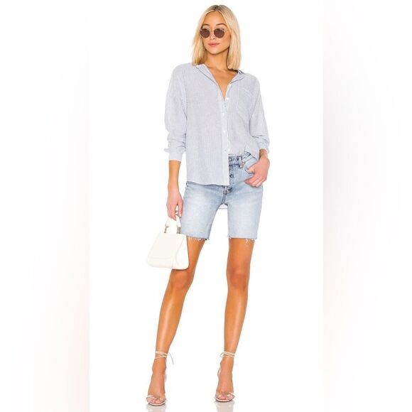 FP | We the Free Avery Bermuda Denim Shorts Size 24 - Picture 1 of 11
